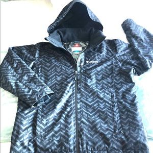 Columbia Mens Omni-Heat Snowboarding/Ski/Winter Jacket XL - Worn 1x - Black/Gray